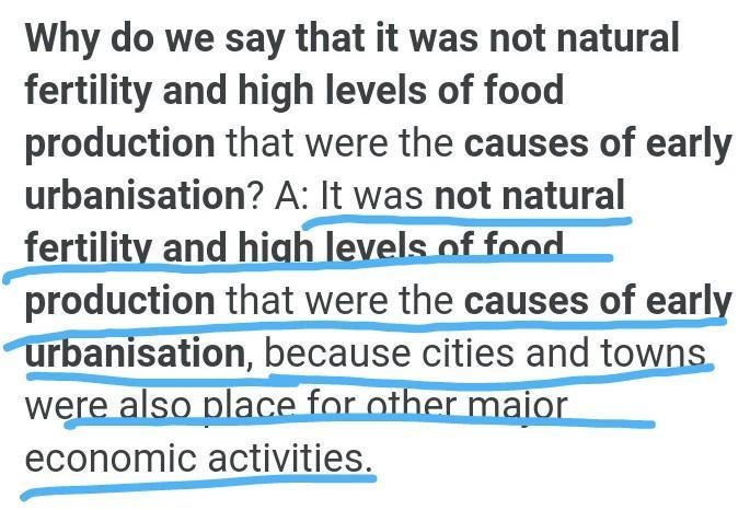 why do we say that it was not natural fertility and high level of food production-example-1