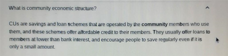 1.) How are the town's government and economic system structured?-example-1