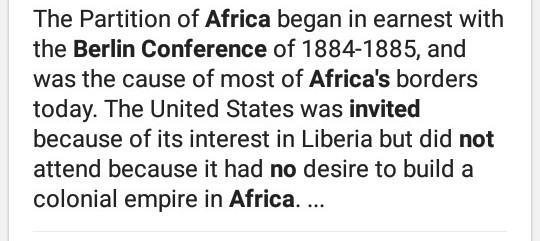 Who attended the Berlin Conference? Who was not invited to attend the Berlin Conference-example-1