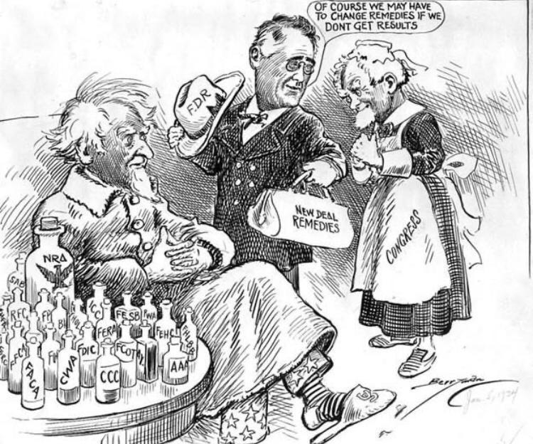 PLZZ HELP! The Great Depression and New Deal Why does FDR need to convince Congress-example-1