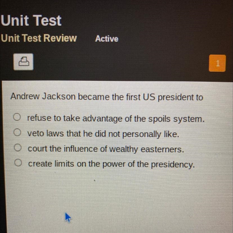 Andrew Jackson became the first US president to-example-1