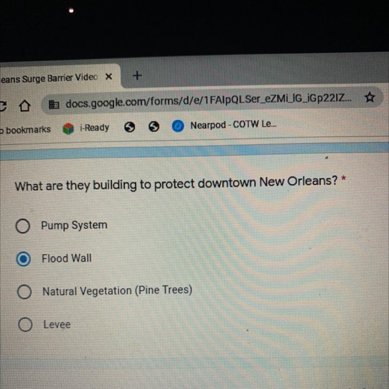 What are they building to protect downtown New Orleans? *-example-1