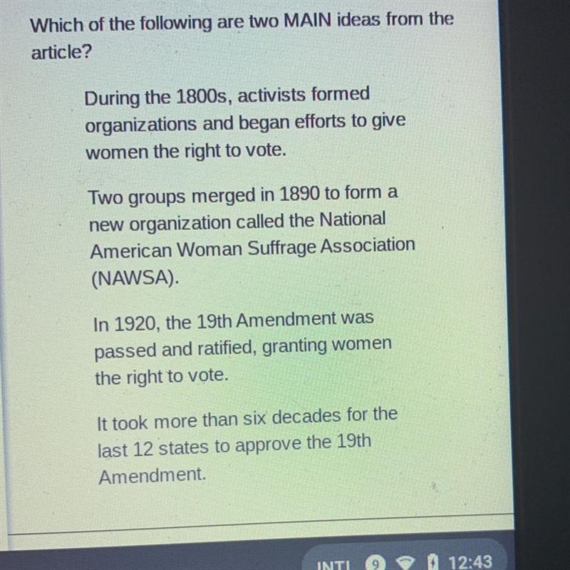 A:1 and 2 B: 1 and 3 C: 2 and 4 D: 3 and 4-example-1