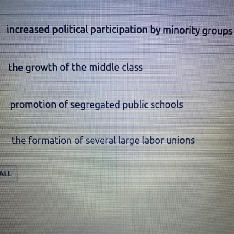 Which of the following was a direct result of the civil rights movement in the United-example-1