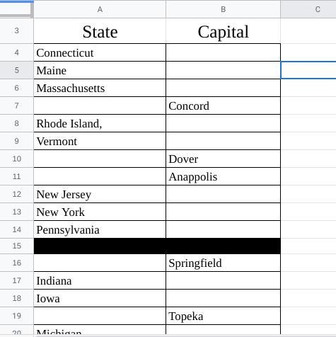 50 states, please fill in the box-example-1