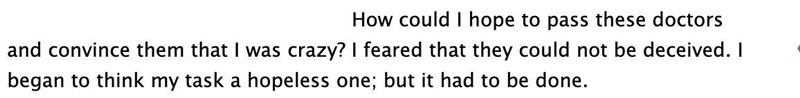 Can someone pls help me with this question! Why did Nellie Bly at first think of her-example-1