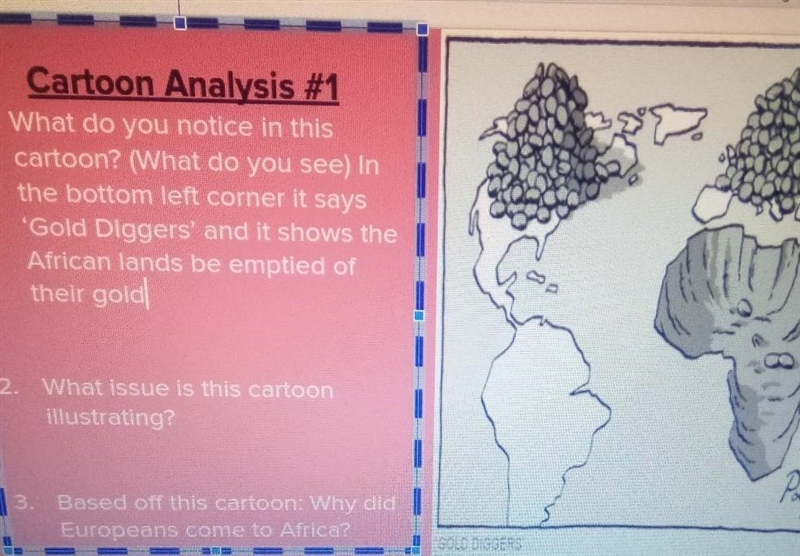 Cartoon Analysis #1 What do you notice in this cartoon? (What do you see) in the bottom-example-1