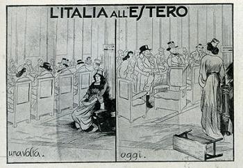 100 Points! Edge2020 APWH This political cartoon is titled "L’Italia all’estero-example-1