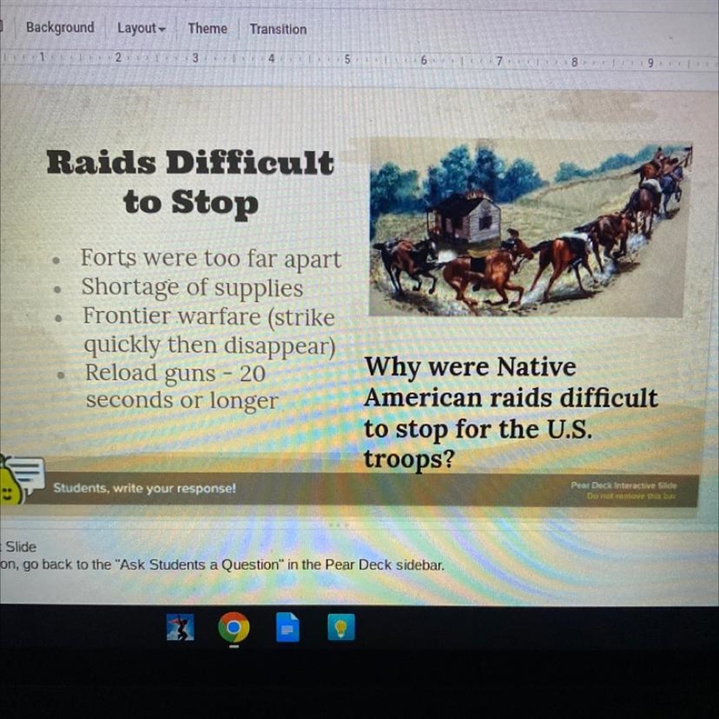 HELP !!!Why were Native American raids difficult to stop for the U.S. troops?-example-1