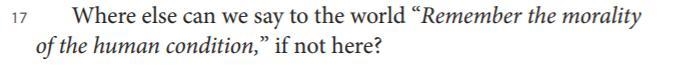 The author supports the claim made in paragraph 17 by — expressing what life is like-example-1