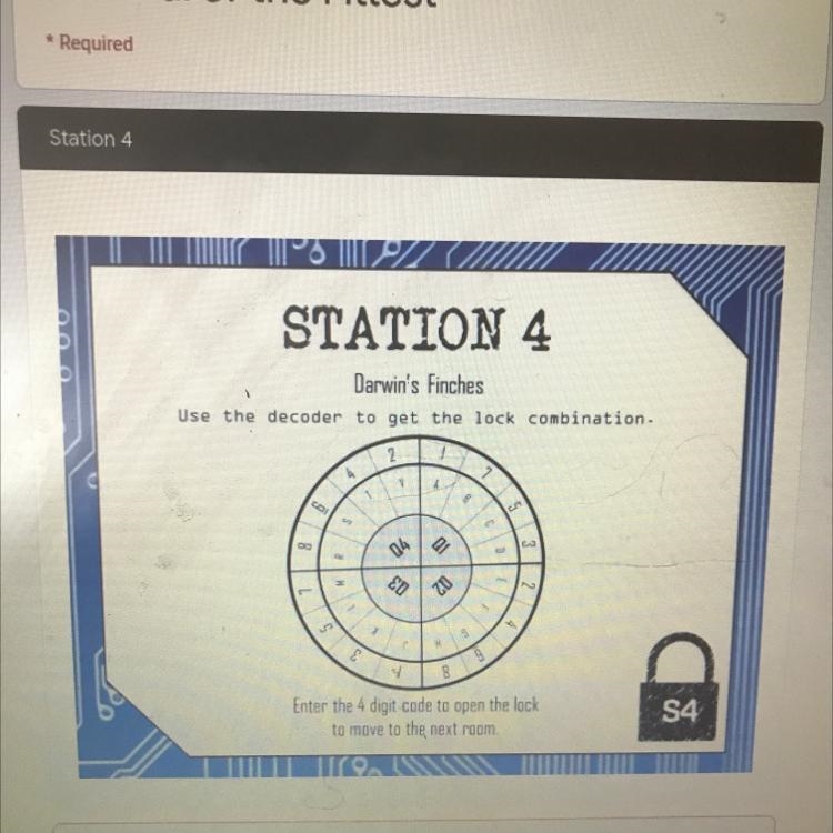 Station 4 escape room please answer quick-example-1