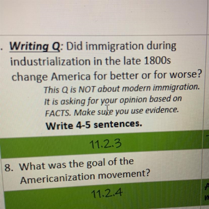 I need the answer to “ Writing Q “ please-example-1