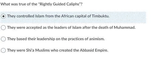 What was true of the rightly guided caliphs-example-1