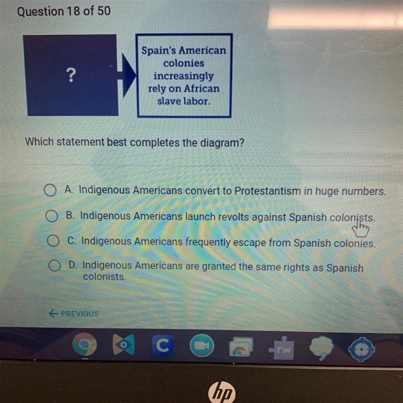 Which statement best completes the diagram?-example-1