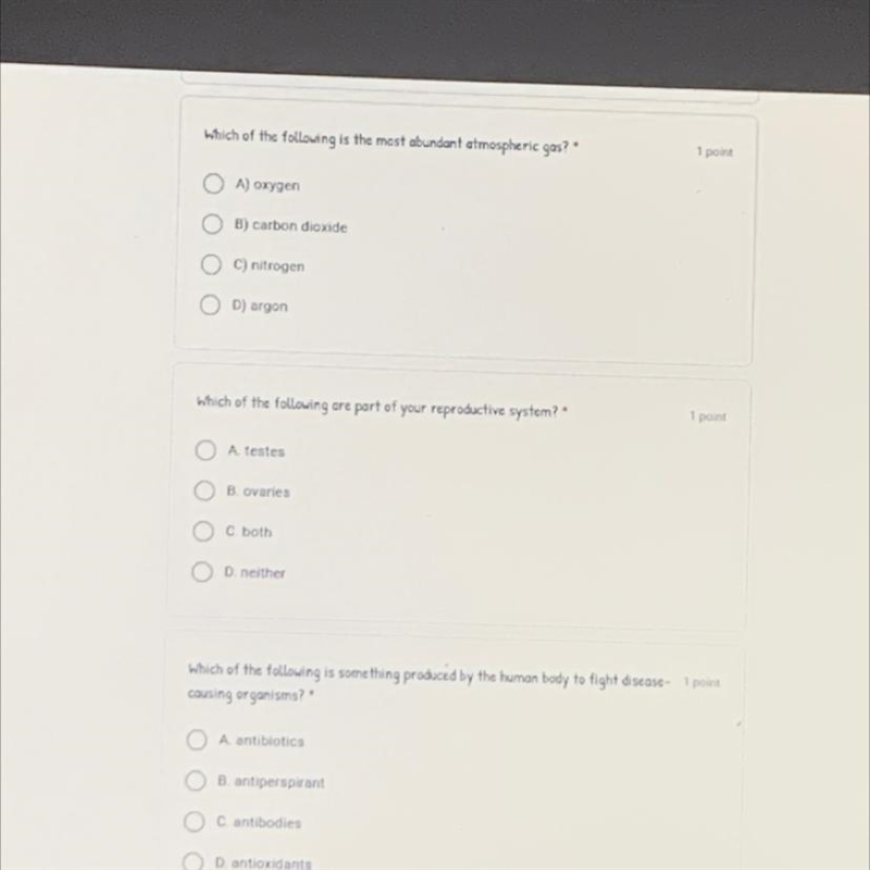 What is the corrects answers 1-3 Due soon Answer ASAP!!!!!-example-1