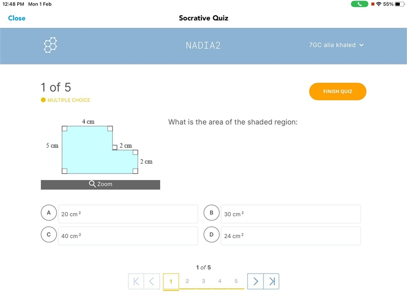 Help math Composite figures and there area please help number the questions please-example-1