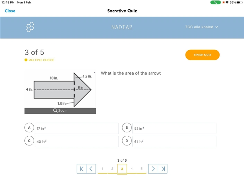 Help math Composite figures and there area please help number the questions please-example-2