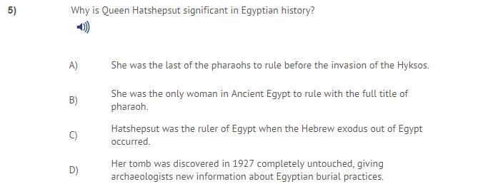 Why is queen Hatshepsut significant in egyption history-example-1