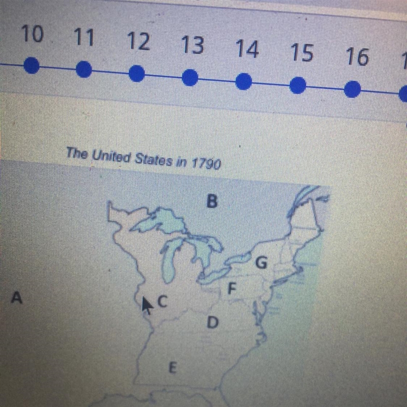 Who owned the northwest (B) part of America in 1790??-example-1