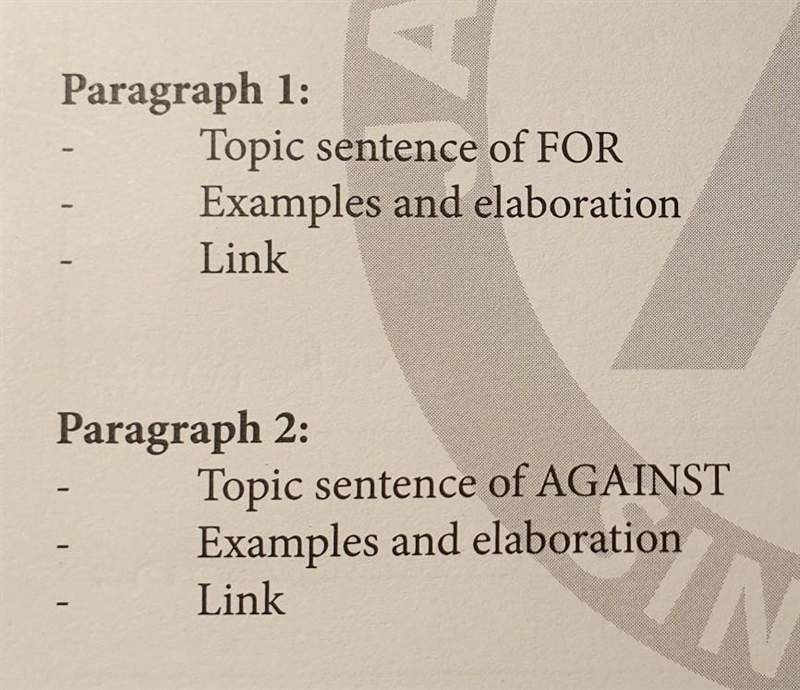 What do they mean by "for" and "against "​-example-1