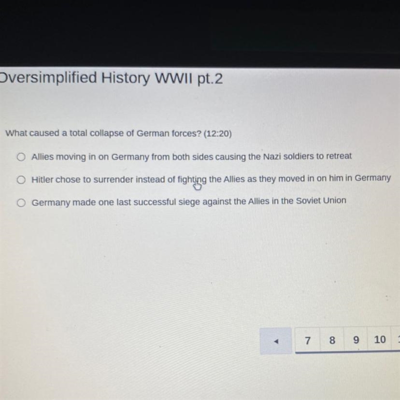 What caused a total collapse of german forces-example-1