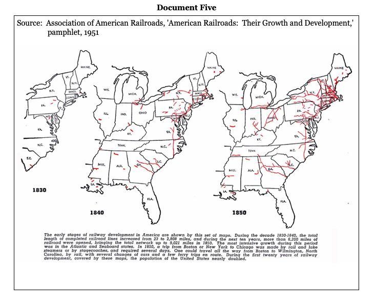 Analyze the effects of the Market Revolution that occurred in America between 1790-1860.-example-4