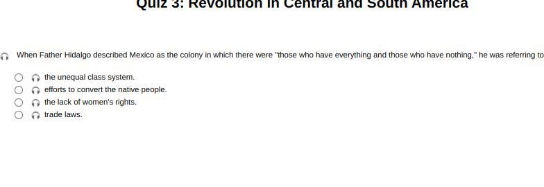 when father hidalgo described Mexico as the colony in which there were "those-example-1