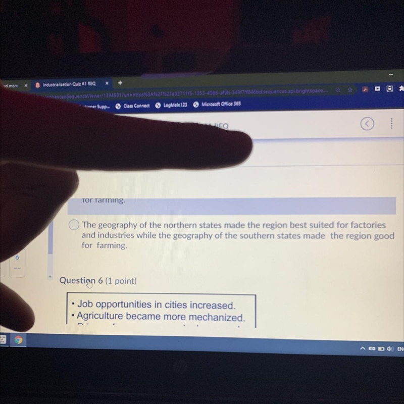 I NEED HELP ASAP !! Which statement is CORRECT regarding the impact of geography on-example-1