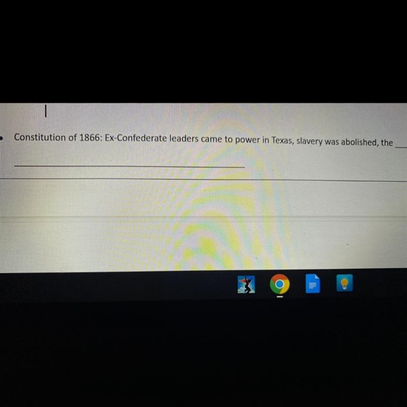 PLZZZ HELP ME .!.!.! Constitution of 1866: Ex-Confederate leaders came to power in-example-1