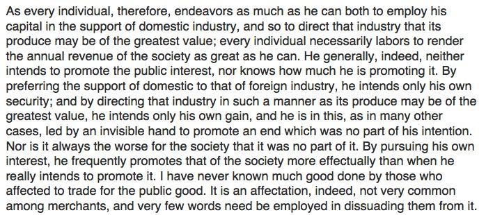 HELPPP 20 POINTTTSSS Why did Adam Smith believe it was better to pursue personal interests-example-1