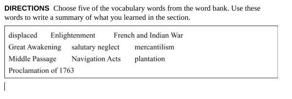 I will give some points for everyone of someone answers this Choose 5 of the vocabulary-example-1