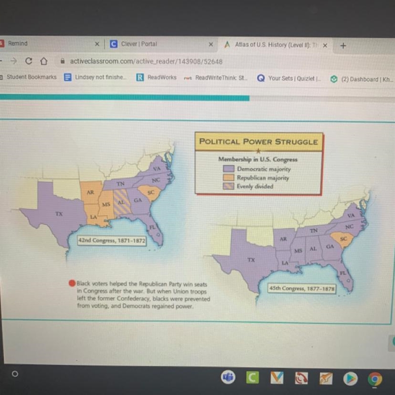 Most states along the Mississippi in the South had a Republican majority in Congress-example-1