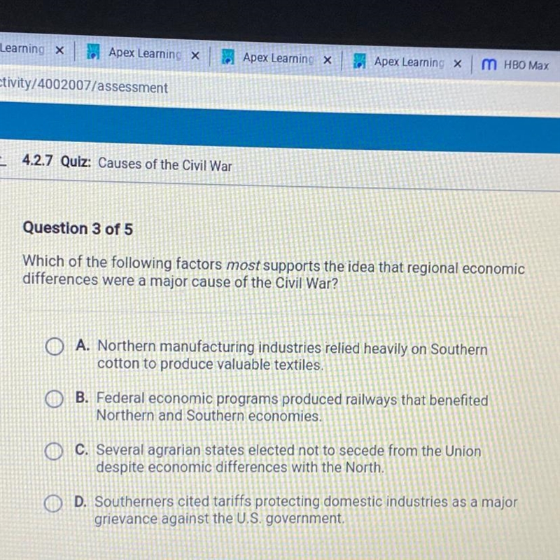 PLZ HELPPPPPPP !! Which of the following factors most supports the idea that regional-example-1