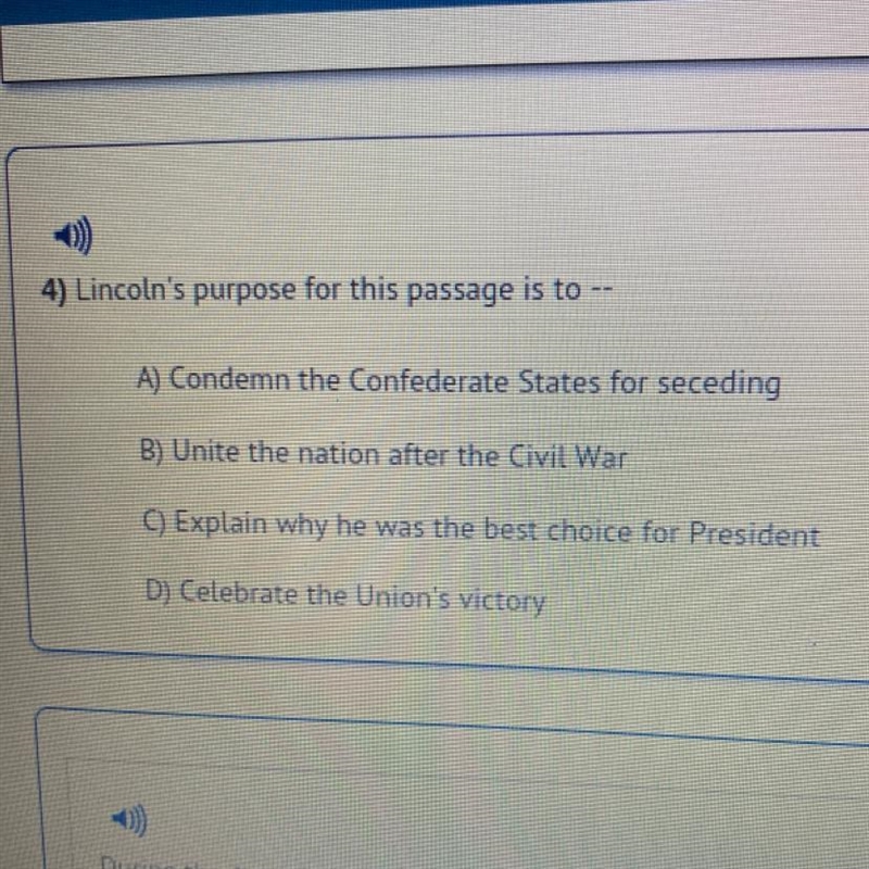 What is Lincoln’s purpose for this passage-example-1