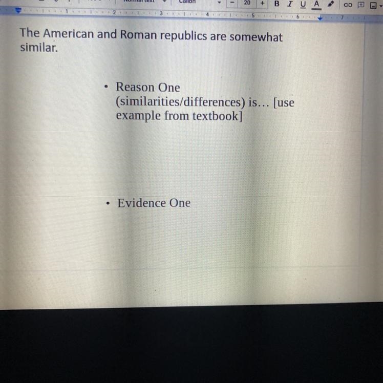 How do I explain evidence? Like how do I get the evidence part for the statement ( my-example-1