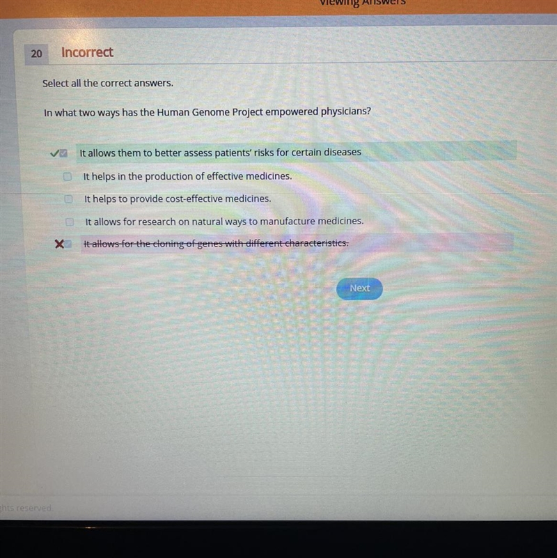 Select all the correct answers. In what two ways has the Human Genome Project empowered-example-1