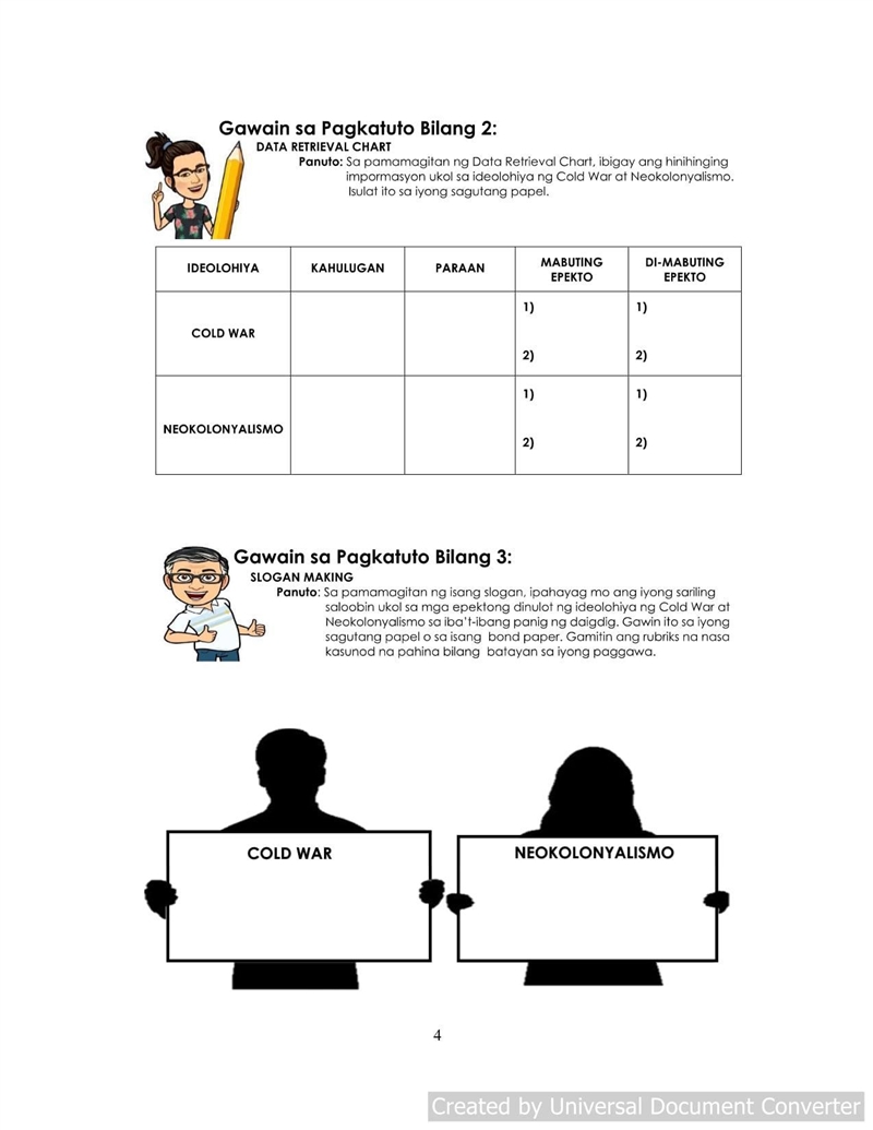 Sa pamamagitan ng data retrieval chart ibigay ang hinihinging impormasyon ukol sa-example-1