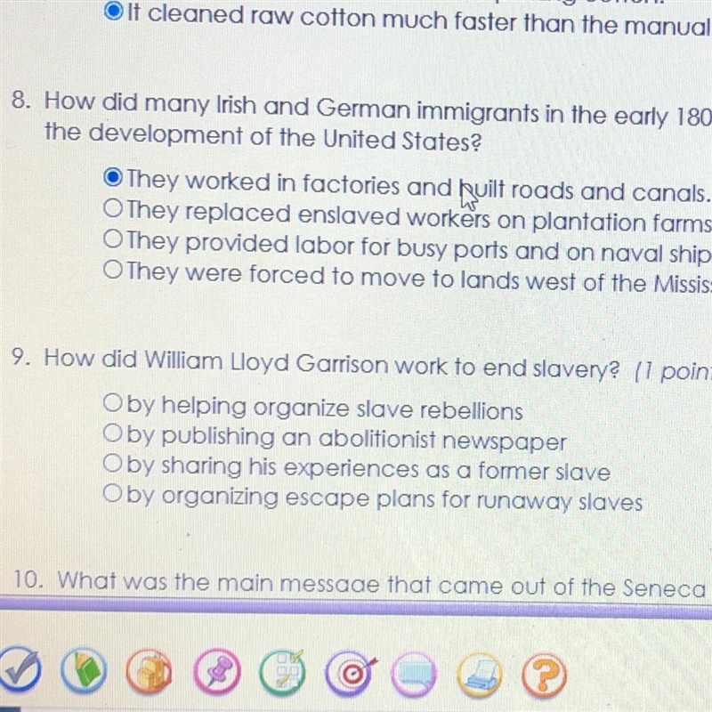 How did William Lloyd Garrison work to end slavery?-example-1