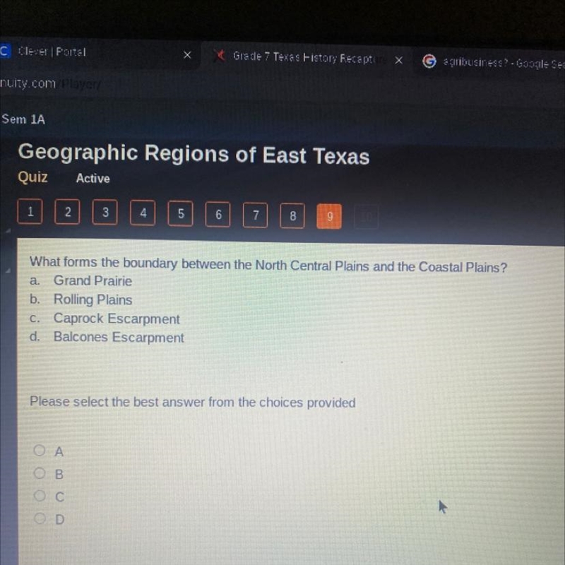 What forms the boundary between the North Central Plains and the Coastal Plains? a-example-1