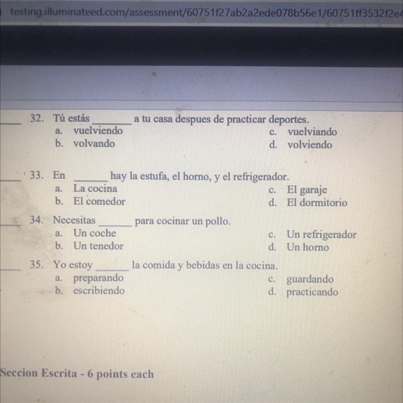 If you’re fluent in Spanish plz help-example-1