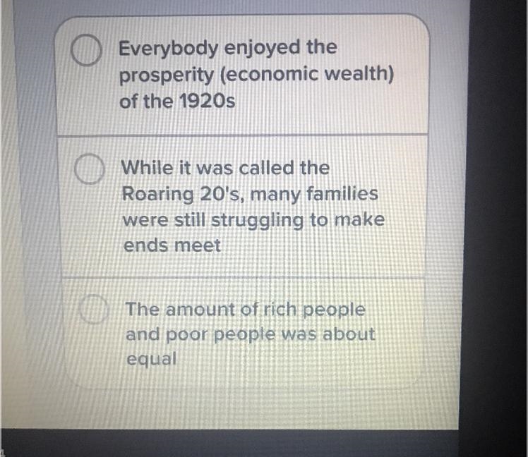 which of the following statement is a true statement about the distribution of wealth-example-1