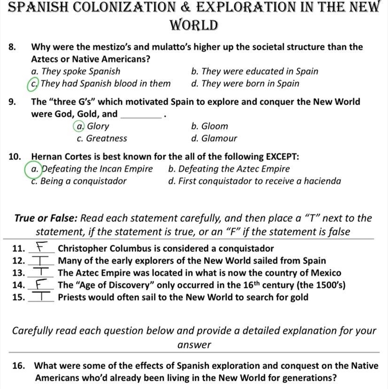 ***PICTURE INCLUDED*** Extra points too :) - I need help checking my answers (TRUE-example-1