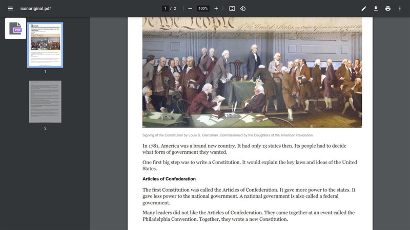 How did the Federalists and the Anti-Federalists feel about the Constitution? Use-example-1