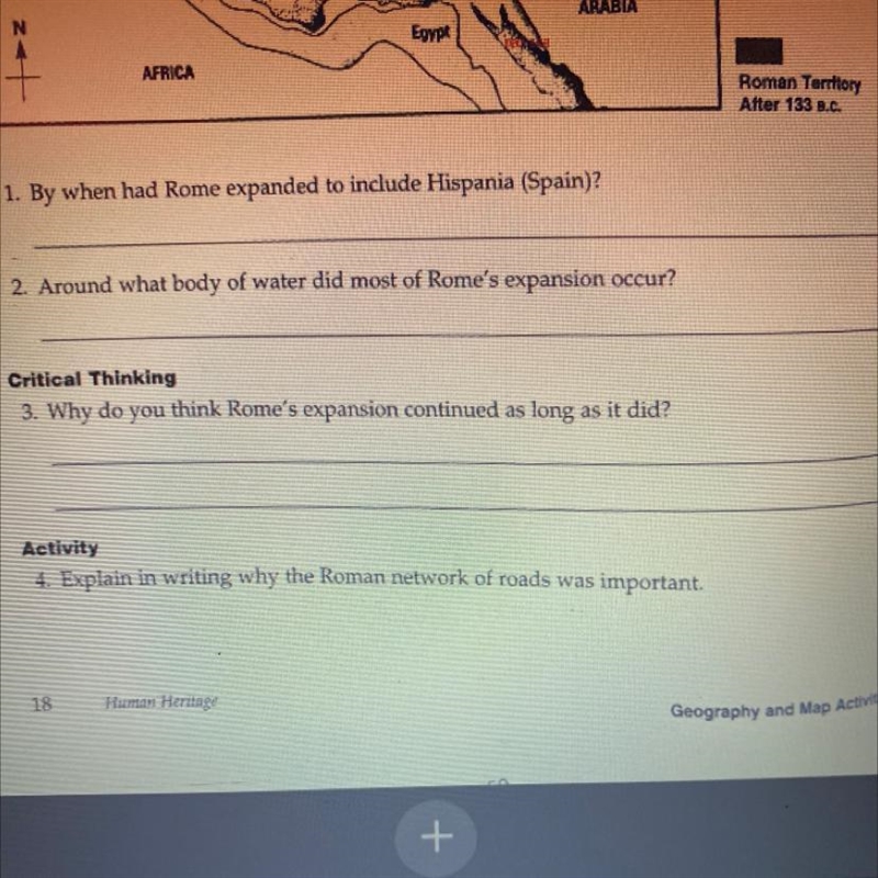 Please help with my history homework!! it’s on roman expansion-example-1