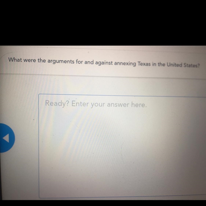 What were the arguments for and against annexing Texas in the United States?-example-1