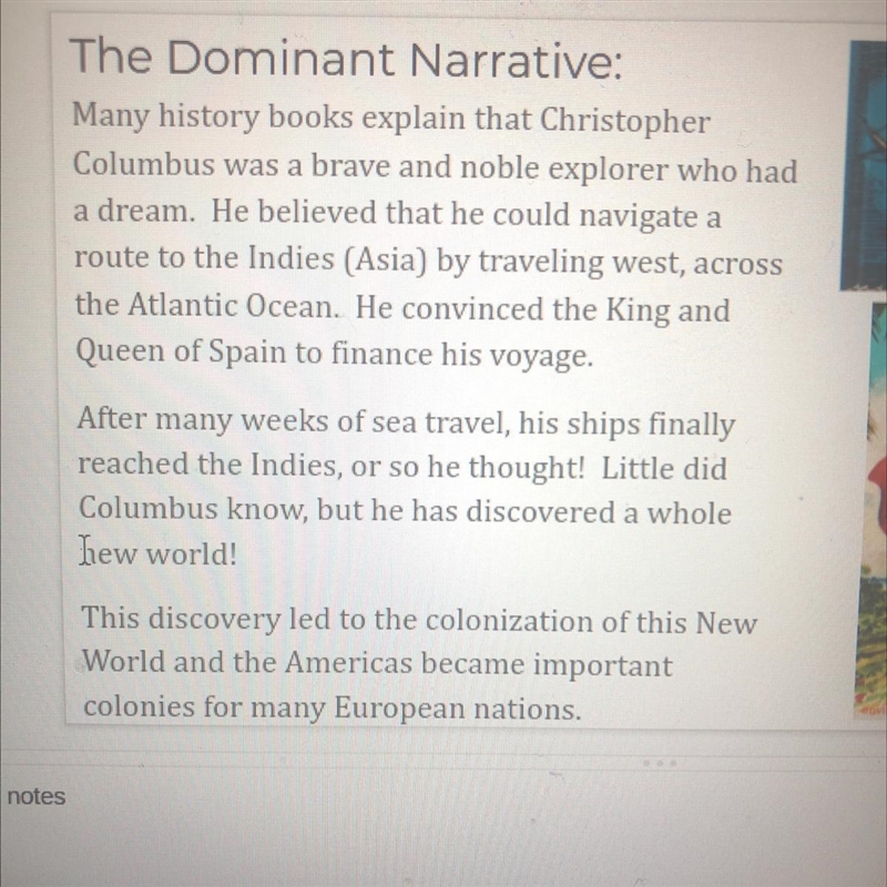 Based on this history, why might Columbus be celebrated as a hero in the United States-example-1