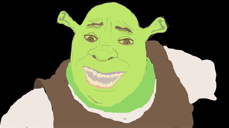 I did shrek .. =o ...-example-1