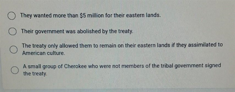 Why were many Cherokee angered by the Treaty of New Echota?​-example-1