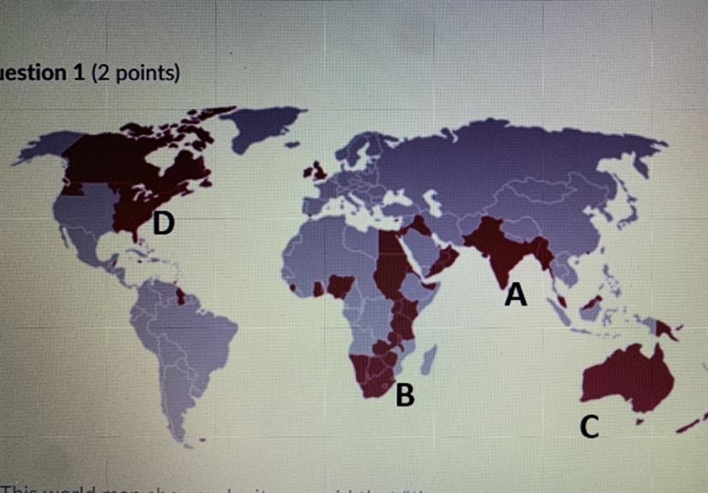 This world map shows why it was said that "the sun never sets on the British-example-1