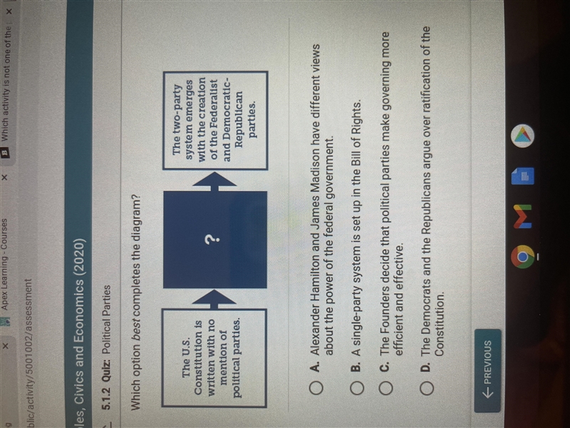 Which option best completes the diagram ?-example-1